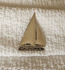 Sterling Silver Sailboat Pin