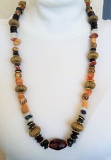 Vintage Multimedia Necklace from Early 1980's