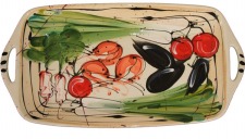 Jambalaya Pattern Tray with Handles